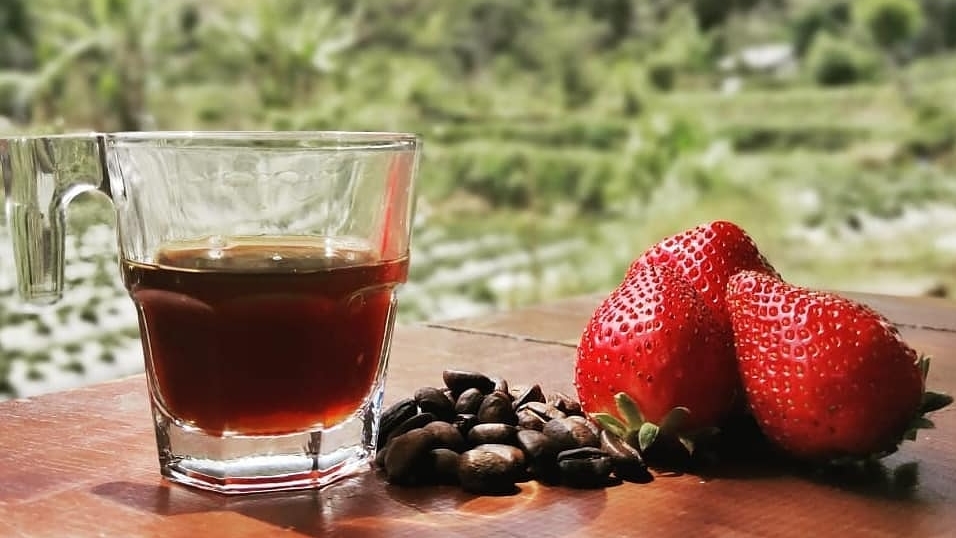 Rest Area coffee & strawberry