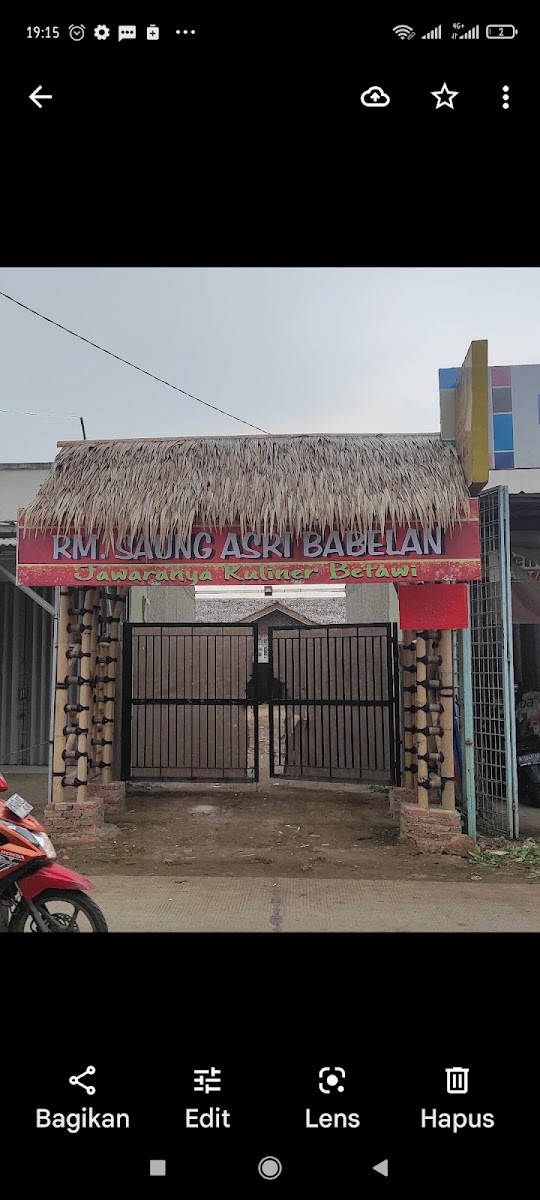 RM. SAUNG ASRI BABELAN (Cita Rasa Masakan Khas Betawi)